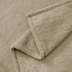 Fino Plush Blanket | Beige