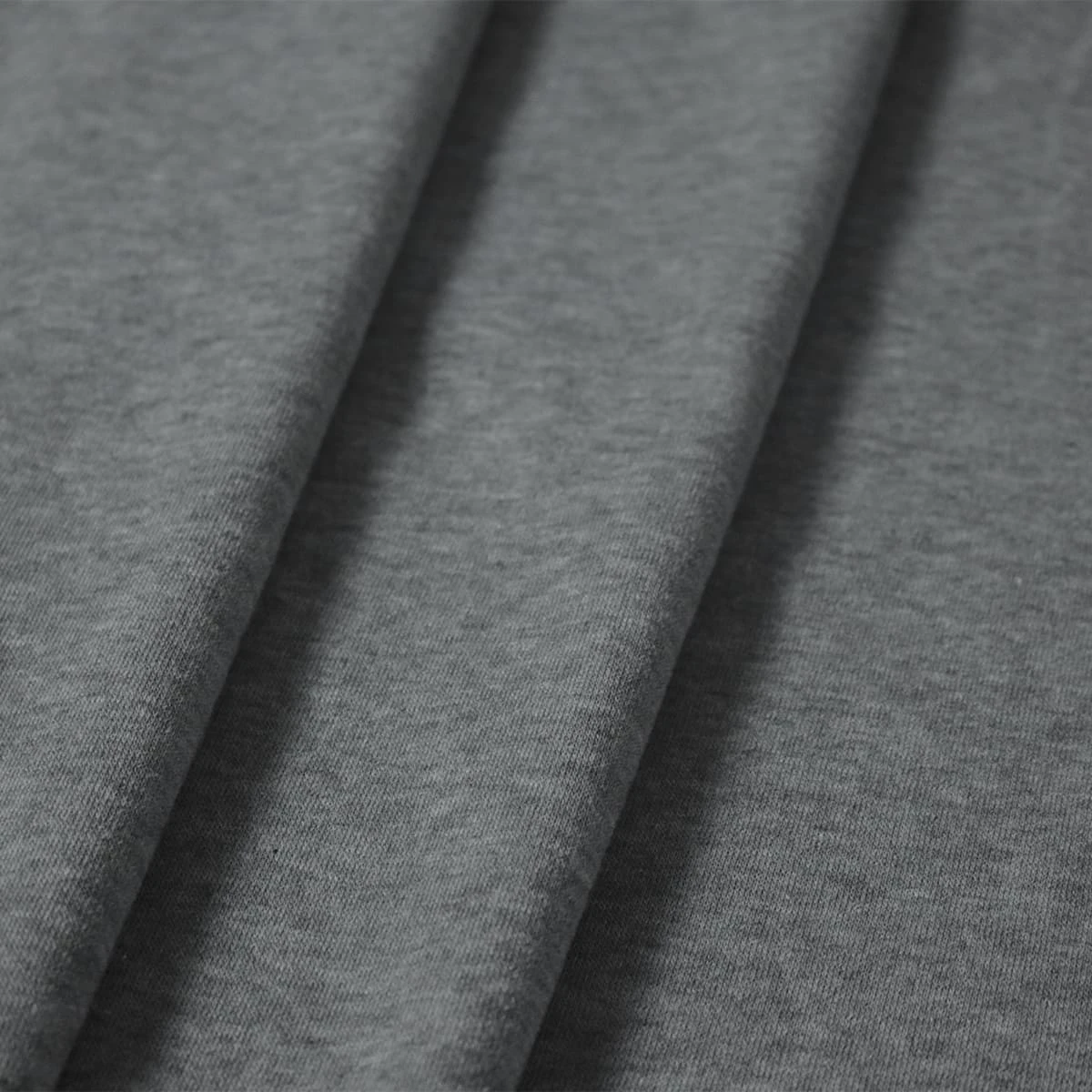 No-Dye Melange Fleece Blanket | Single-Sided Brushed | Classic Grey Shade