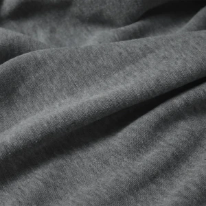 No-Dye Melange Fleece Blanket | Single-Sided Brushed | Classic Grey Shade