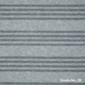 No-Dye Melange Fleece Blanket | Single-Sided Brushed | Stripe II Grey Shade