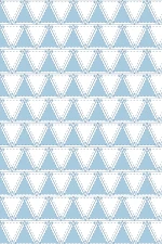 Winter Wonderland : Triangle Geometric Pattern